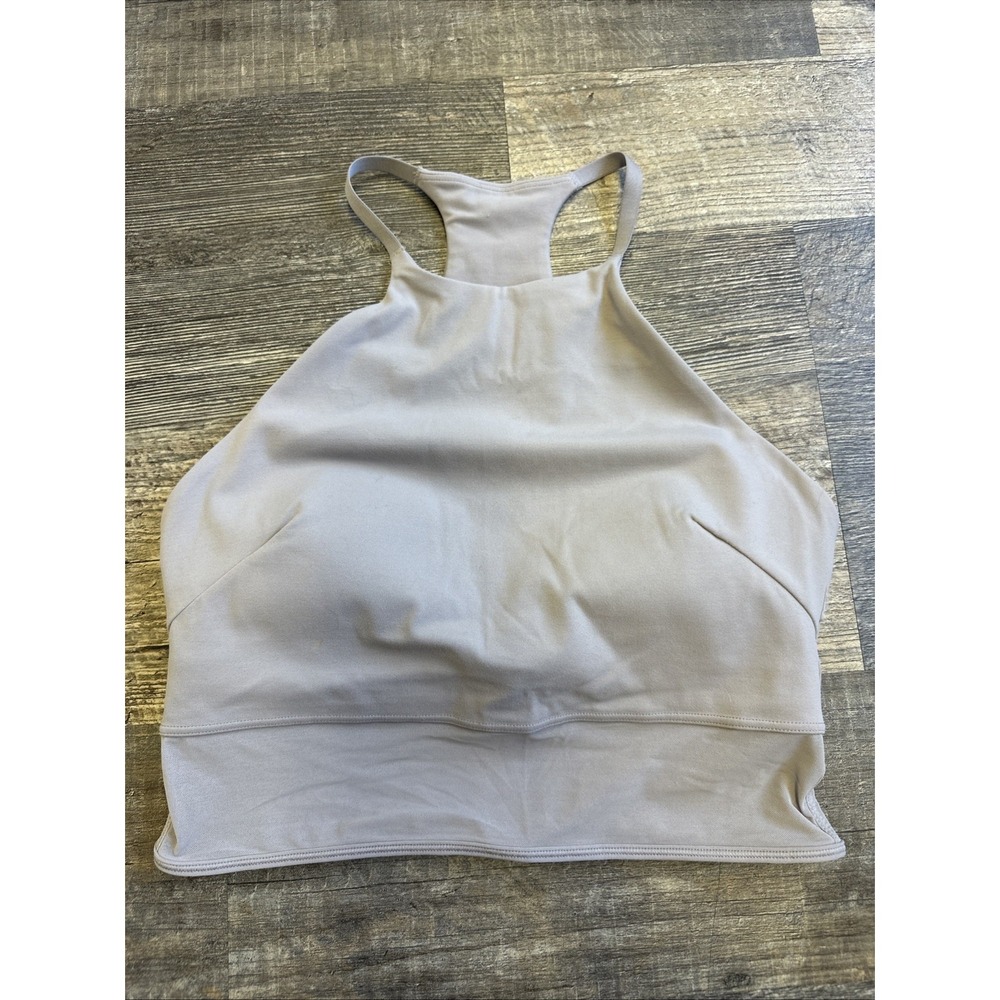 Lululemon Crop Top Padded Small Razorback High Neck Tank NWOT